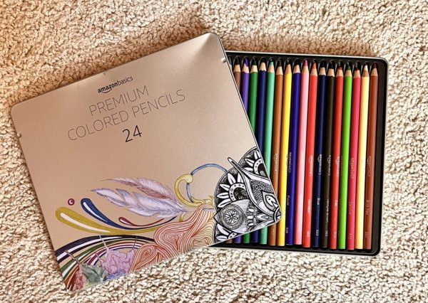 Amazon Basics Premium Colored Pencils, 24 count only $2.81 shipped!